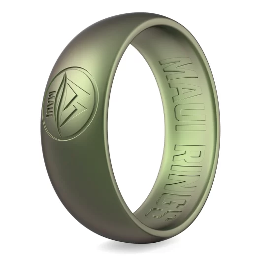 Safari green metal silicone ring for men is an exquisite, tasteful accessory to spruce up any fashionable event.