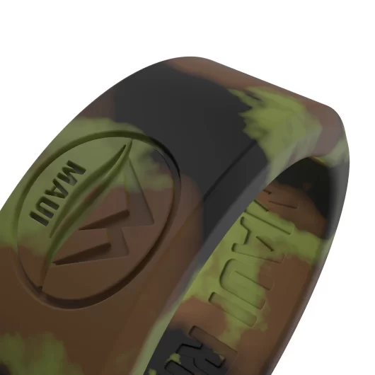 Solid hunting camo silicone ring men durable and comfortable to wear functional wedding ring mens jewelry.
