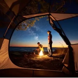 Silicone rings for camping